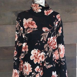 Mock Turtle Neck Sheath Sweater or Mini Dress